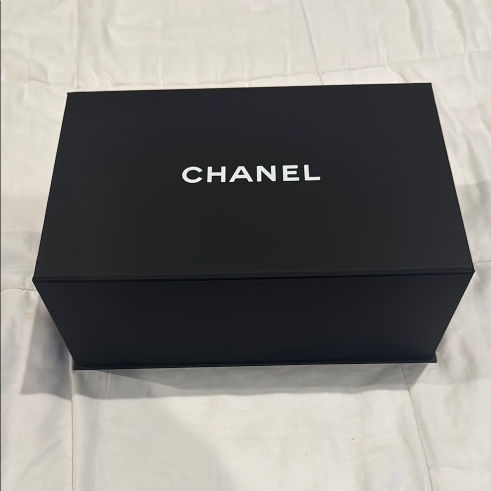 CHANEL Black Logo Box